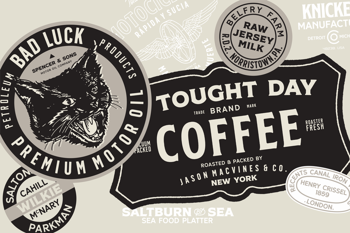 S&S Nickson Font Bundle, a Font by Spencer & Sons Co. (Photo 16 of 20)