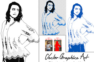 Vector Graphics Art Photoshop Action