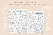 Garden coloring games and activities, an Education Illustration by Lexi Claus (Thumbnail 11 of 16)