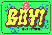 Bubble Krabby Bubble Display Font, a Font by Ronny Studio (Thumbnail 3 of 9)