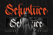 The Beastiful Modern Blackletter, a Blackletter Font by Vampstudio (Thumbnail 10 of 13)