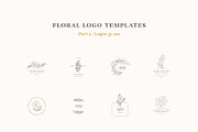 100 Floral Logo Templates, a Branding & Logo Template by AlienValley (Thumbnail 9 of 9)