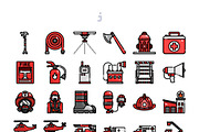 30 Fire Fighter Icon set, an Outline Icon by Just Icon (Thumbnail 2 of 3)