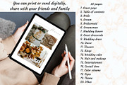 Wedding mood board template, a Stationery Template by EvaTemplates (Thumbnail 2 of 8)