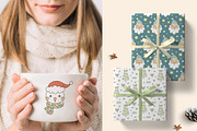 Retro Christmas Collection, a Seasonal Illustration by JulzaArt (Thumbnail 6 of 9)
