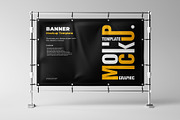 High Quality Banner Mockup Design, an Advertising Mockup by Artnivora.Std (Thumbnail 6 of 6)
