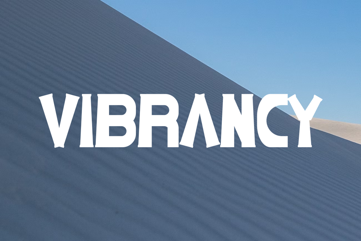 Vibrancy - Font, a Sans Serif Font by artchiles_design (Photo 4 of 5)