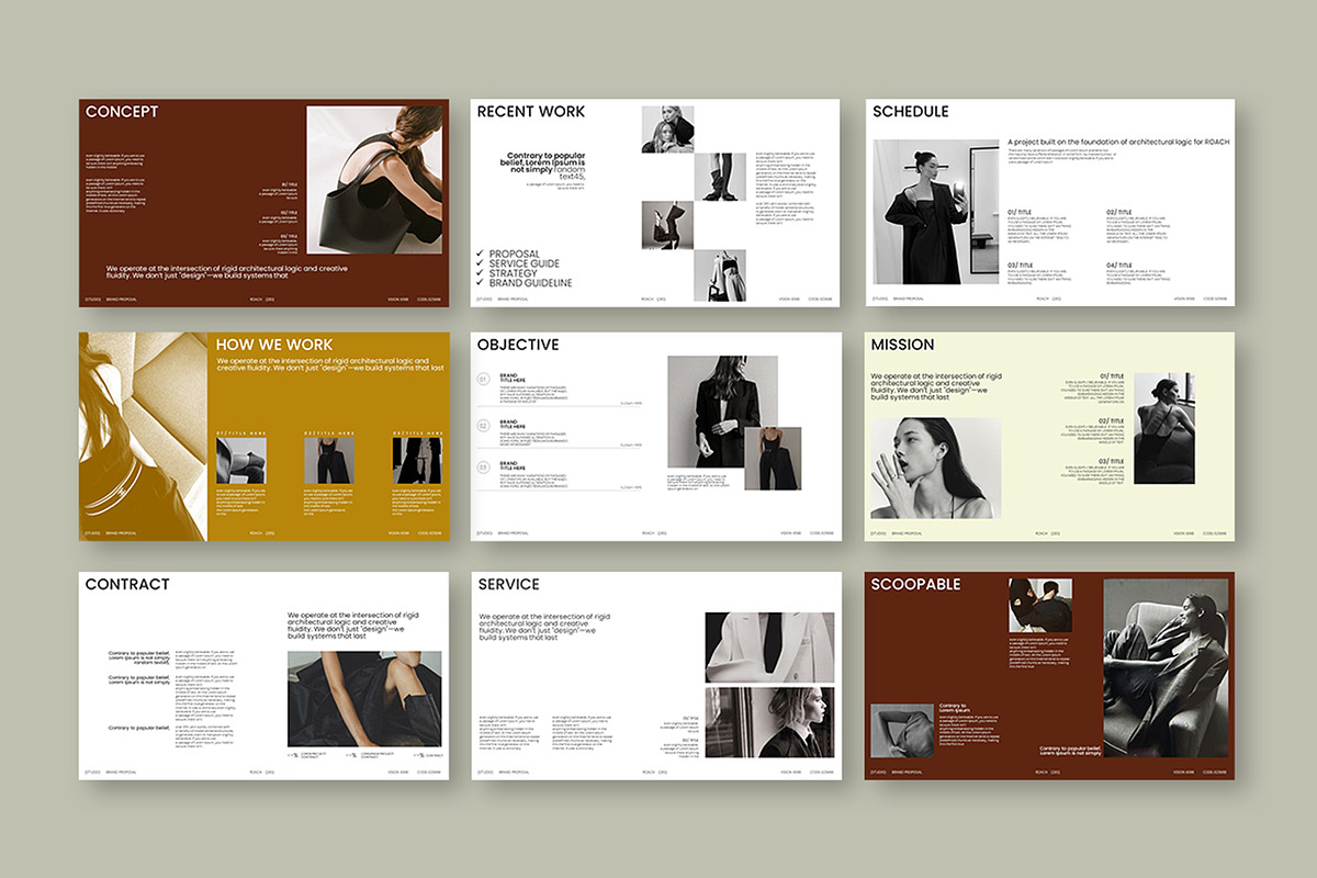 Brand Proposal Presentation Template, a Presentation Template by Slide_Genius1 (Photo 7 of 8)