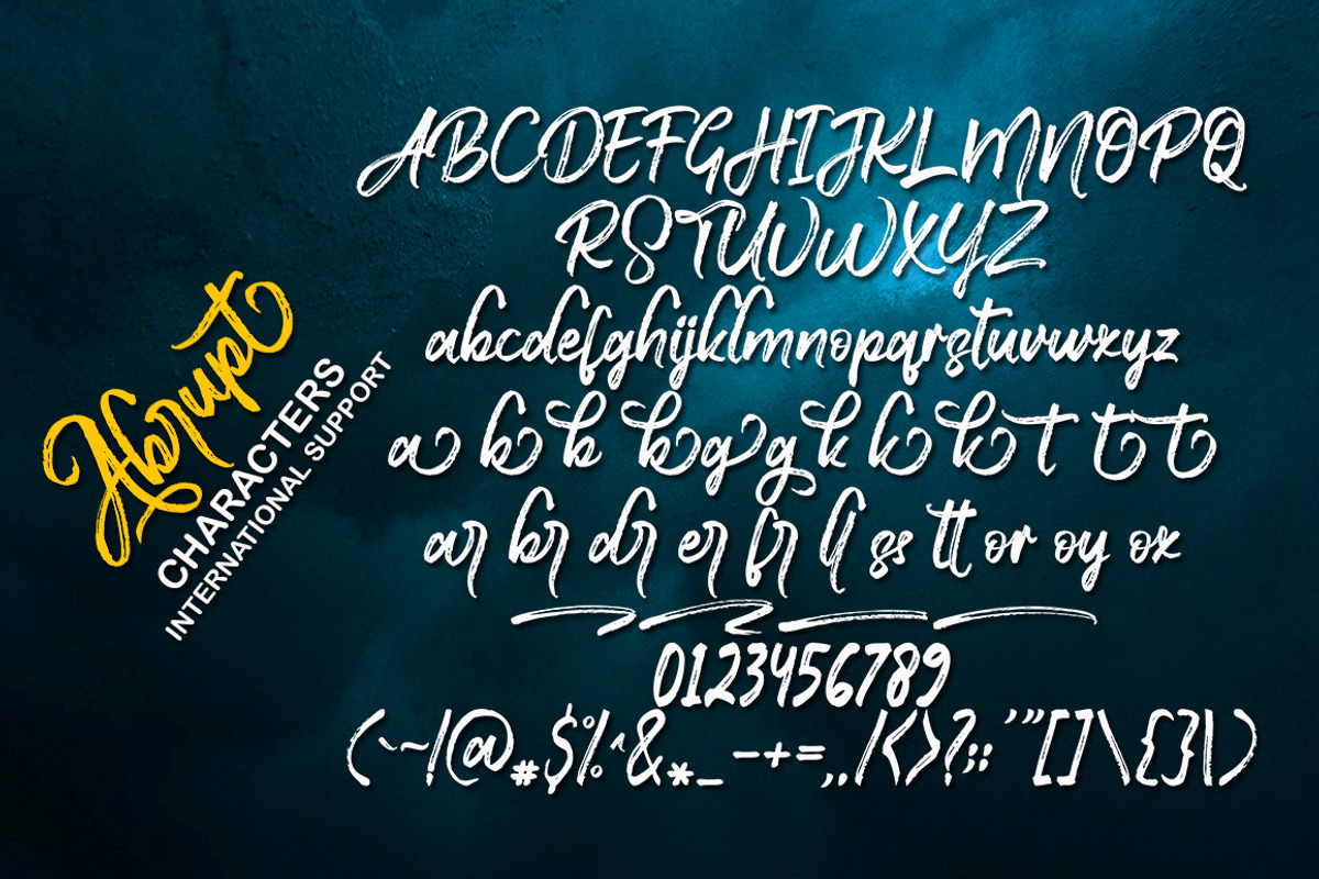 Abrupt, a Script Font by Akifatype. (Photo 6 of 7)