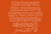 Tool Box Display Font, a Serif Font by ILLWOOKIE (Thumbnail 3 of 3)