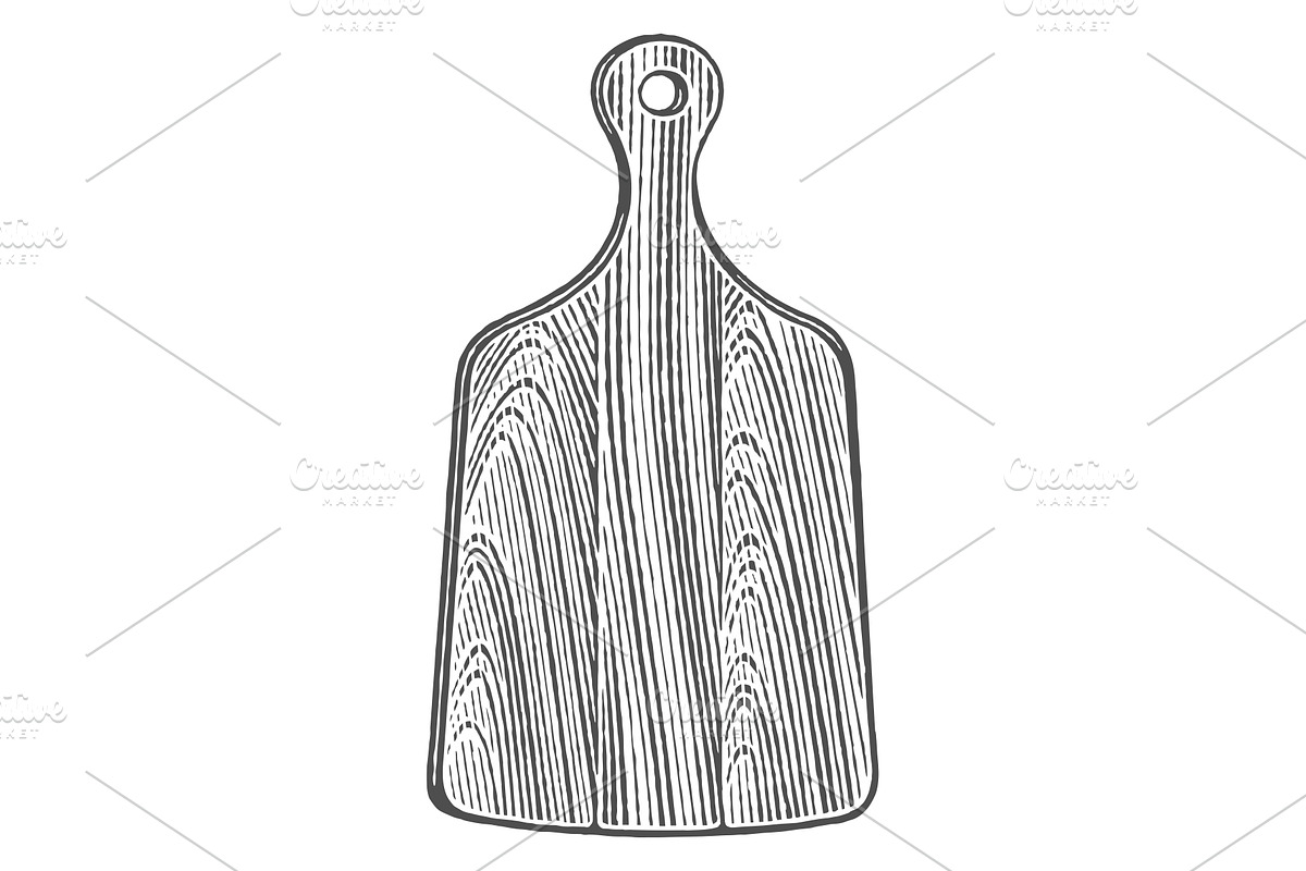 Rolling pin and cutting board, a Graphic by Irina Trusova (Photo 3 of 4)