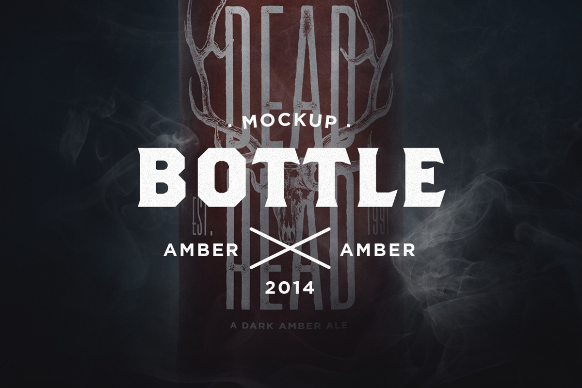 Limited Dark Amber Mock-Up, a Cups & Container Mockup by Palm Street Creative (Photo 1 of 4)