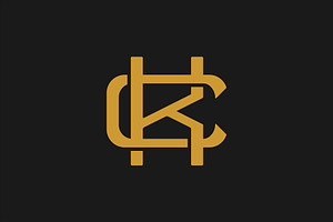 monogram letter C and K logo, a Branding & Logo Template by G7