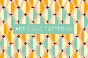 50s Mid Century Patterns Pack