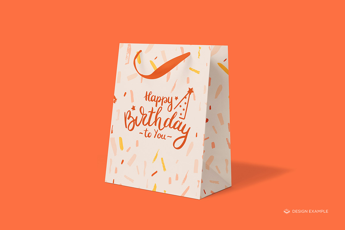 Cub Size Gift Bag Mock-up, a Print Template by Branda Keeps (Photo 10 of 17)