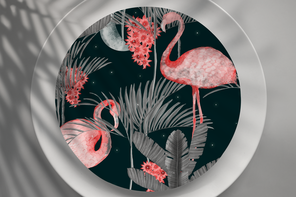 Aruba Beach Luxury Tropical Pattern, a Pattern Graphic by Nocito Design ...