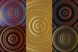 Golden Mandala Set