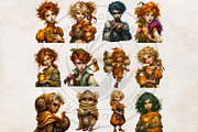 Guilded Harvest Autumn Clipart Set, a Seasonal Illustration by ThatsDesignArt (Thumbnail 10 of 13)