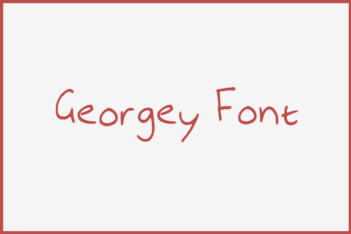 Georgey Font