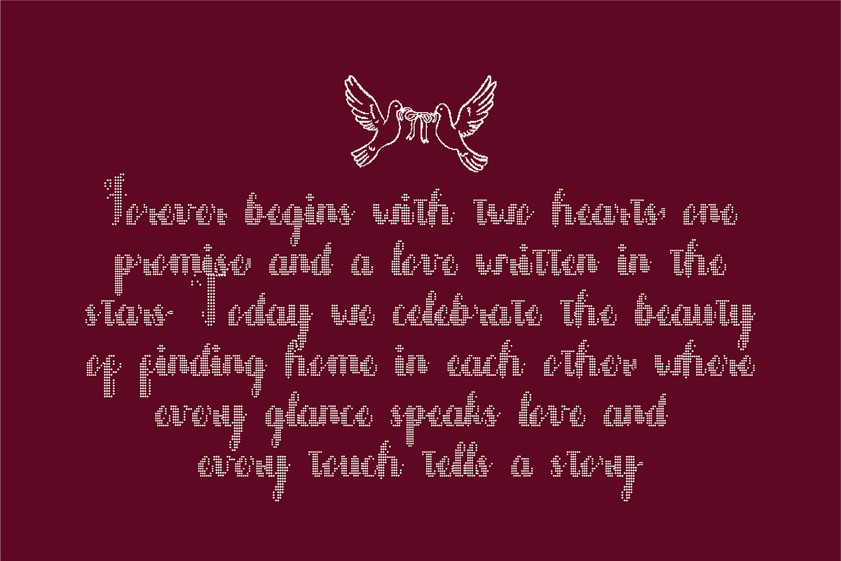 Petaliny | A Embroidery Font, a Handwritten Font by Berdansabersama (Photo 7 of 9)