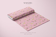 Floral Flow, Romantic Repeat Pattern, a Pattern Graphic by Marchel Studio (Thumbnail 4 of 4)