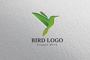 Logo Hummingbird Colibri Flying Bird, a Branding & Logo Template by Art Studio Design (Thumbnail 1 of 2)