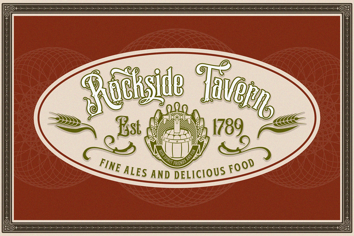 Bredston Vintage Font, a Serif Font by uncurve (Photo 9 of 9)