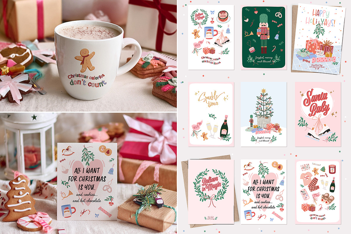 Holiday Season Bundle: Fall & Winter, an Object Graphic by Ruslana Lubenets (Photo 8 of 43)
