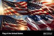 Flag of the United States., a Decorative Illustration by Handmadefont (Thumbnail 4 of 10)