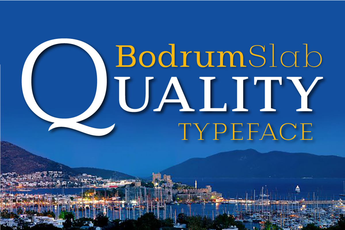 Bodrum Slab, a Slab Serif Font by BULENT YUKSEL (Photo 11 of 12)