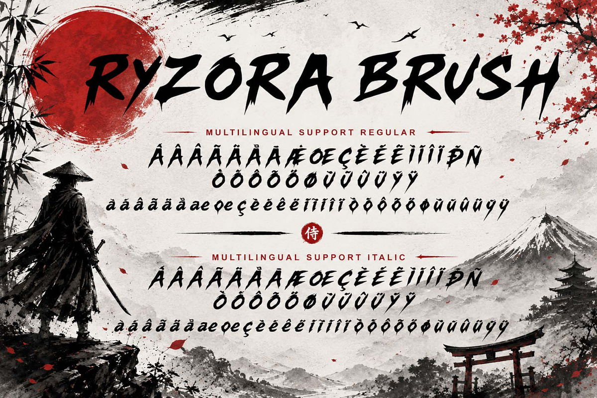 Ryzora Brush, a Handwritten Font by Yoga Letter (Photo 9 of 9)