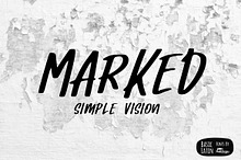 Marked Simple Marker Font