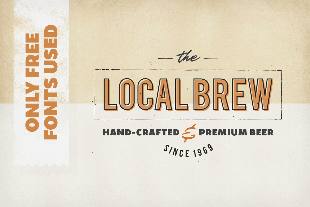 Vintage Logos & Badges: Local Brew, a Branding & Logo Template by eppearance (Photo 3 of 9)