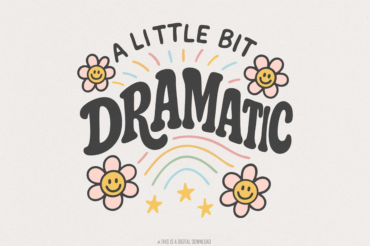 A Little Bit Dramatic PNG, Cute, an Illustration by SharpMarketplace (Photo 1 of 9)