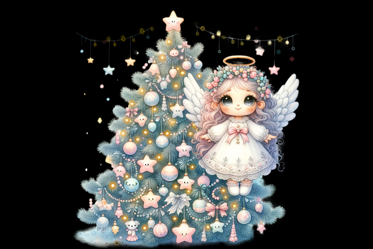 Christmas Little Angel Clipart, an Object Graphic by Agnesagraphic (ID 95) (Photo 4 of 6)