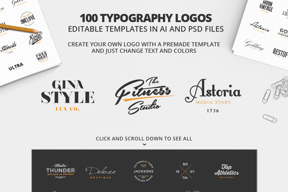 All in One Logo Creation Kit, a Branding & Logo Template by Basari Design (Photo 13 of 17)