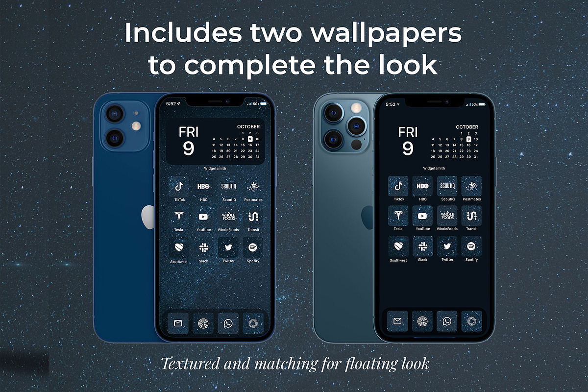 300 Stars & Night Sky iOS 14 Icons, an Icon by A Good Design Studio (Photo 3 of 5)