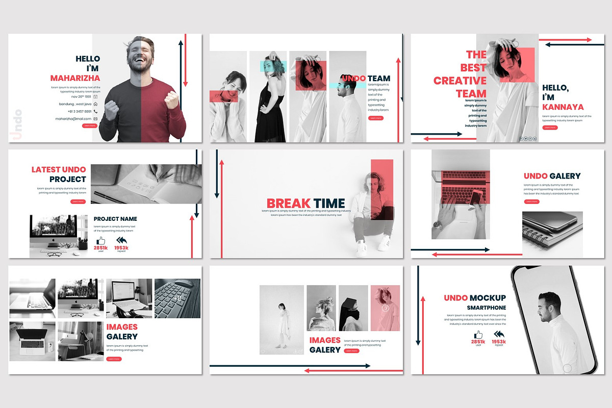 Undo - Powerpoint Template, a Presentation Template by inspirasign
