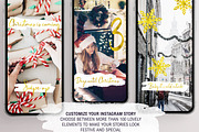 Gold Foil X-Mas Instagram Sticker, a Social Media Template by U + Me Studio (Thumbnail 2 of 12)