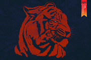 Tigers - Vector illustration, an Animal Illustration by Artistic & Unique (Thumbnail 1 of 8)