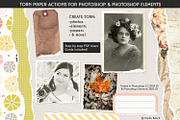 Torn Paper Actions PS PSE, an Action Add-On by Studio Kitsch (Thumbnail 1 of 2)