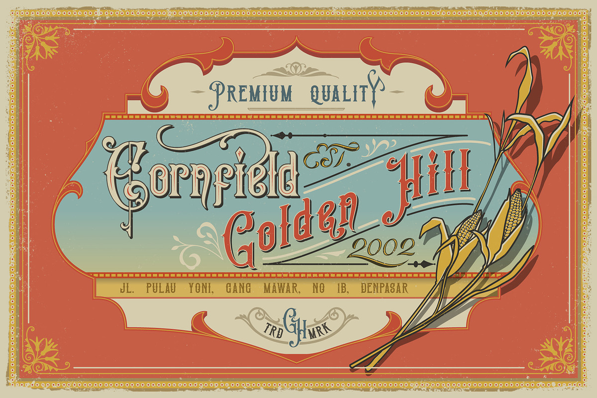 Victorian Fonts Collection preview 3