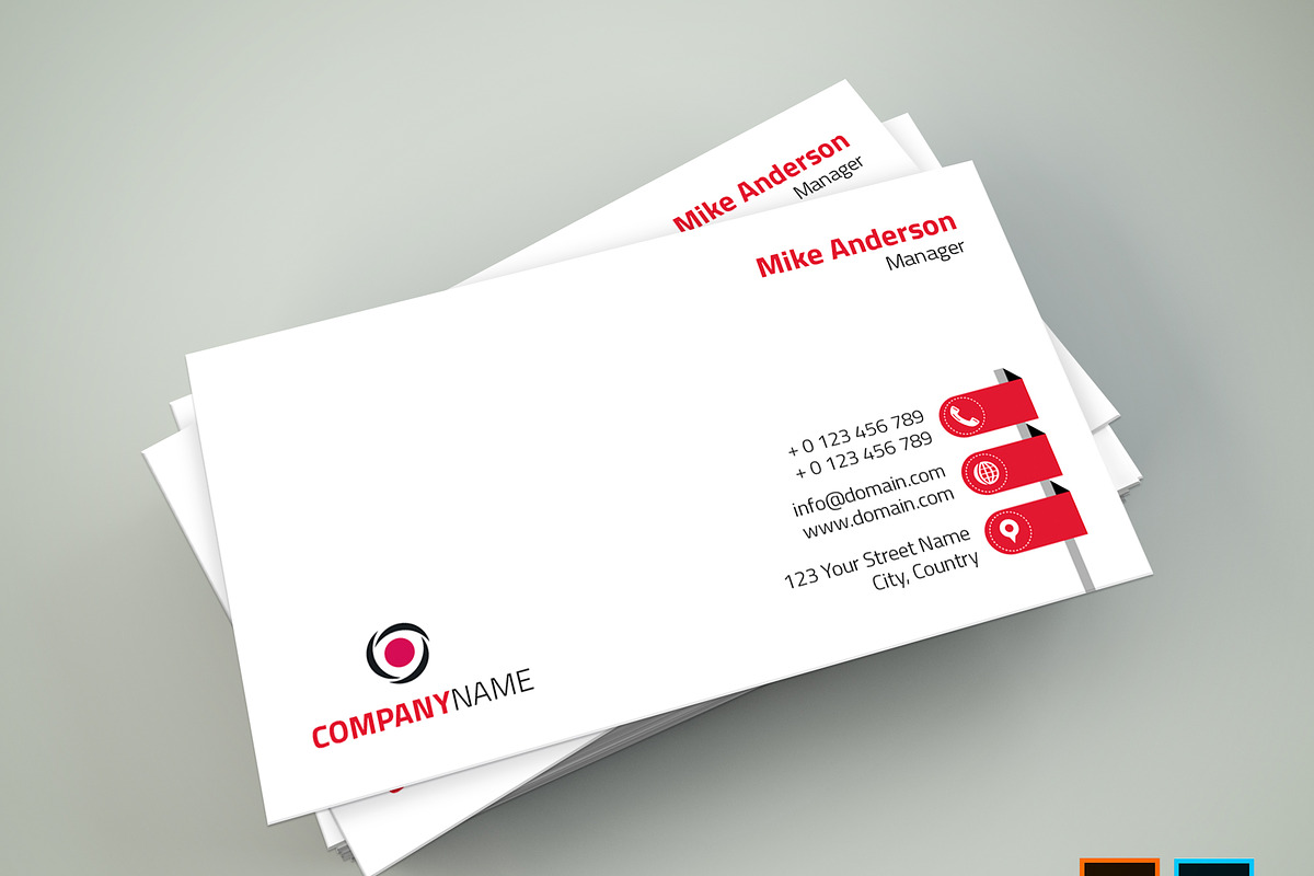 Minimal Business Card, a Business Card Template by designSultan (Photo 2 of 4)