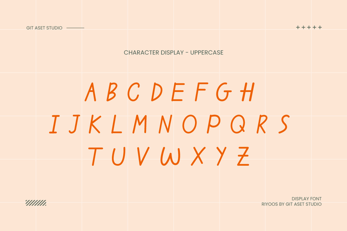 Riyoos Fun Display Playful font, a Handwritten Font by gitasetstudio (Photo 3 of 6)