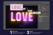 Led Lights Text Effects, a Layer Style Add-On by Andrew Skoch Design (Thumbnail 2 of 10)