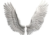 set of photorealistic angel wings, an Object Graphic by itakdalee (Thumbnail 7 of 11)