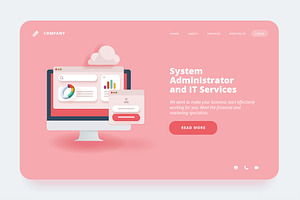Web Design Template, a Templates & Theme by PureSolution