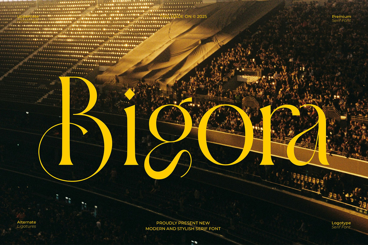 Bigora || Modern Classy Serif Font, a Serif Font by Ermedia Studio (Photo 1 of 8)