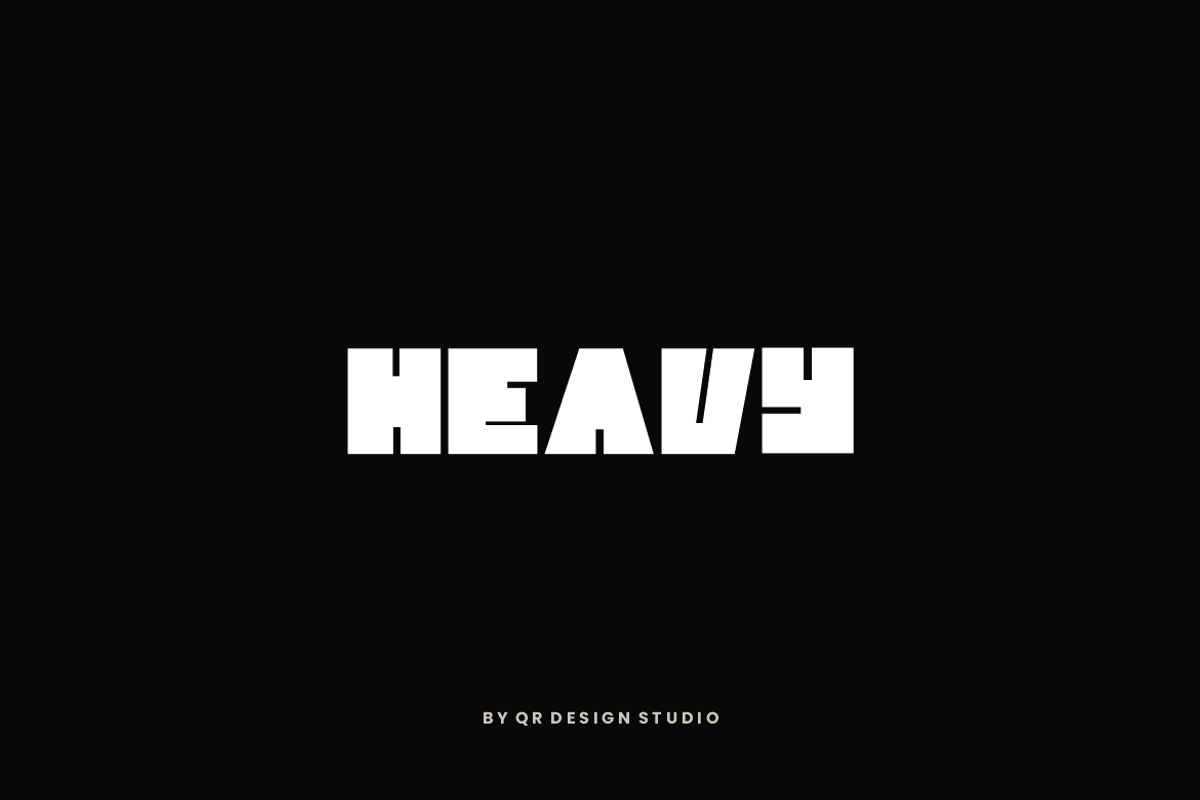 Enuser - Heavy & Block Font, a Sans Serif Font by QR Design Studio (Photo 2 of 7)