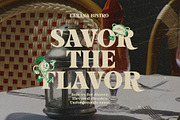 Avedoria Nostalgic Retro Serif Font, a Serif Font by Heinzel Std (Thumbnail 3 of 13)